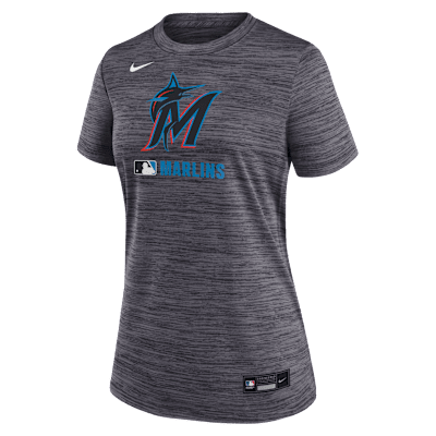売れ筋商品|||ナイキ Tシャツ トップス レディース Men's Charcoal Miami Marlins Authentic Collection Velocity Performance Practice T-shirt Charcoal Men's Miami Marlins Nike Charcoal Authentic Collection